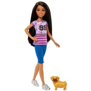 NWT Barbie Ligaya Doll with Pet Dog - Stacie to The Rescue Movie Toy
